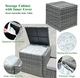 Gray Rattan 8-Piece Sofa/Storage Box Patio Furniture Set product