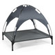 36-Inch Portable Elevated Dog Cot with Removable Canopy product