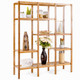 Multifunctional Bamboo Shelf Storage Organizer Rack product
