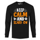 Men's Creepy Halloween Long Sleeve Shirt product