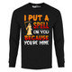 Men's Creepy Halloween Long Sleeve Shirt product
