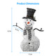 LED Holiday Snowman Decoration product