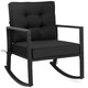 Outdoor Cushioned Rattan Rocking Chair product