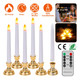 6-Piece LED Flameless Taper Candles with Remote product