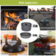 LakeForest® 12-Piece Camping Cookware Set product