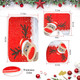 3-Piece Christmas Bathroom Rug Set product