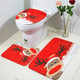 3-Piece Christmas Bathroom Rug Set product