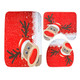 3-Piece Christmas Bathroom Rug Set product