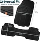 Zone Tech® 4-Piece All-weather Rubber Car Interior Floor Mats product