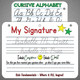 Personalized 2-in-1 Double-Sided Kids' Practice Signature Page product
