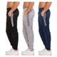 Men's Fleece Active Tricot Joggers with Pockets (3-Pack) product