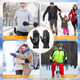 Unisex PU Winter Gloves product