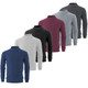 Men's Slim Fit Long Sleeve Casual Mock Neck Pullover Sweater (2-Pack) product