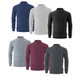 Men's Slim Fit Long Sleeve Casual Mock Neck Pullover Sweater (2-Pack) product
