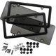 Zone Tech® Clear Smoked License Plate Cover And Frame product