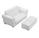 Kids' Faux Leather Sofa with Ottoman product