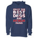 Men's Only The Best Dads Football Fan Pull Over Hoodie product