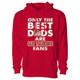 Men's Only The Best Dads Football Fan Pull Over Hoodie product