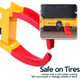 Zone Tech® Automobile Anti-Theft Security Tire Clamp product