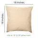 Personalized 18-Inch Farmhouse 'We Believe' Christmas Pillow Cover product