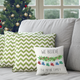 Personalized 18-Inch Farmhouse 'We Believe' Christmas Pillow Cover product