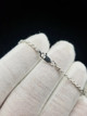 Italian 2mm Solid 925 Sterling Silver Diamond-Cut Rope Chain Necklace product