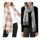 Women's Warm Ultra-Soft Cashmere Feel Scarf for Winter (2-Pack) product