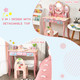 Kids' Princess Vanity Makeup Dressing Table Set product