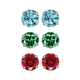 Round Stud Earrings Set (3-Pair) product