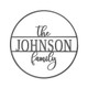 Personalized Circle Family Name Metal Sign product