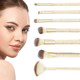 7-Piece Professional Abstract Everyday Use Makeup Brush Set product