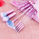 7-Piece Professional Abstract Everyday Use Makeup Brush Set product