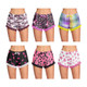 Women's Lace Trim Printed Lounge Pajama Shorts Sleepwear (3-Pack) product