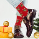 Holiday Fun and Christmas Knee-High Compression Socks (3-Pair) product