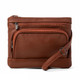 100% Genuine Soft Leather Wide Crossbody Bag with Strap product