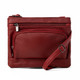 100% Genuine Soft Leather Wide Crossbody Bag with Strap product