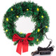 Zone Tech Car Wreath With Led Lights And 12V Plug product