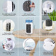Personal Quiet Humidifier and Cooling Fan product