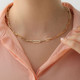 18k Gold Plated Paperclip Chain product