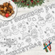 Christmas Table Runner Coloring Page product