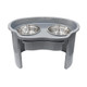 Elevated Dog Food & Water Dish with 2 Stainless Steel Bowls/3 Adjustable Heights product
