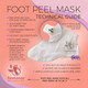 Footeeze Bali Foot Peel Mask with Lavender and Activated Charcoal (2-Pack) product