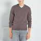 Men's Casual Solid Long Sleeve V-Neck Sweater (3-Pack) product