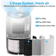 PARTU™ True HEPA Air Purifier with 3-Stage Filtration System, BS-03 product
