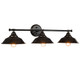 Modern Industrial 3-Light Antique Bronze Wall Fixture product