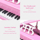Childs' 30-Key Toy Grand Baby Piano with Bench product