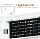 LED Light Mirror Jewelry Cabinet, Wall- or Door-Mounted  product