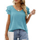 Women's Flutter Sleeve V-Neck Top product