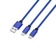 2-in-1 Nylon Braided 6-Foot Charging Lightning Cable (1- or 2-Pack) product