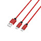 2-in-1 Nylon Braided 6-Foot Charging Lightning Cable (1- or 2-Pack) product